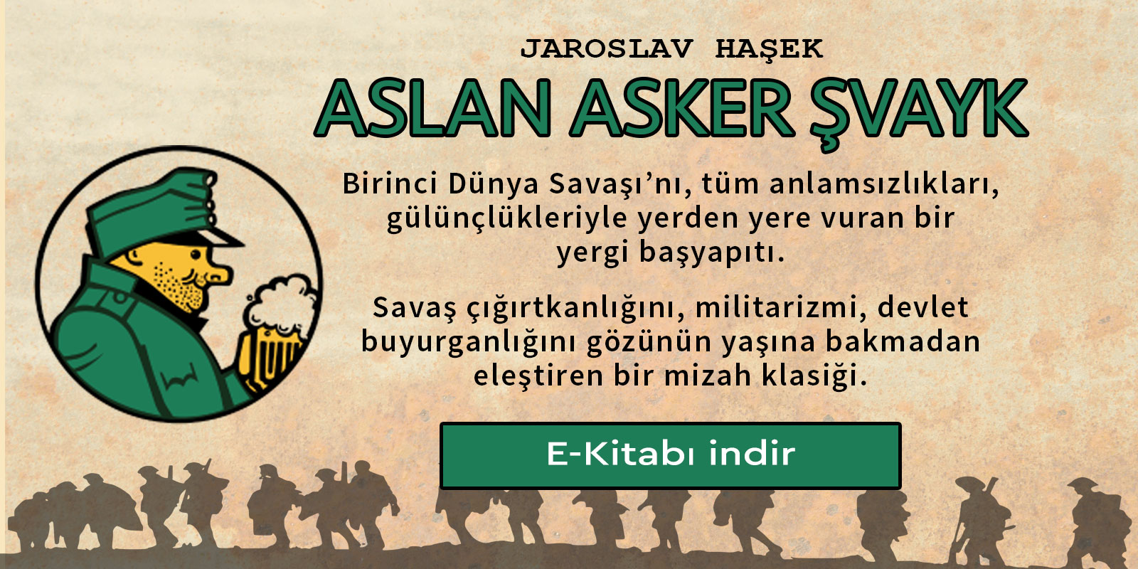 Jaroslav Hašek - Aslan Asker Şvayk E-Kitap