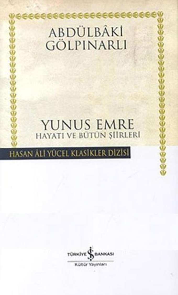 Yunus Emre Hayatı ve Bütün Şiirleri kapağı