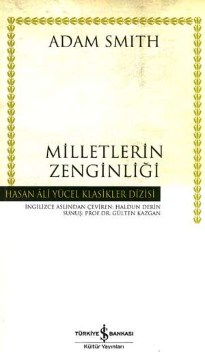 Milletlerin Zenginliği kapağı