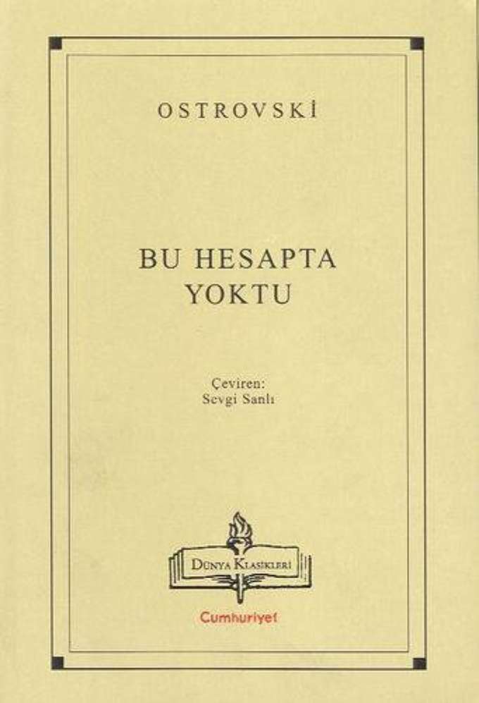 Bu Hesapta Yoktu kapağı