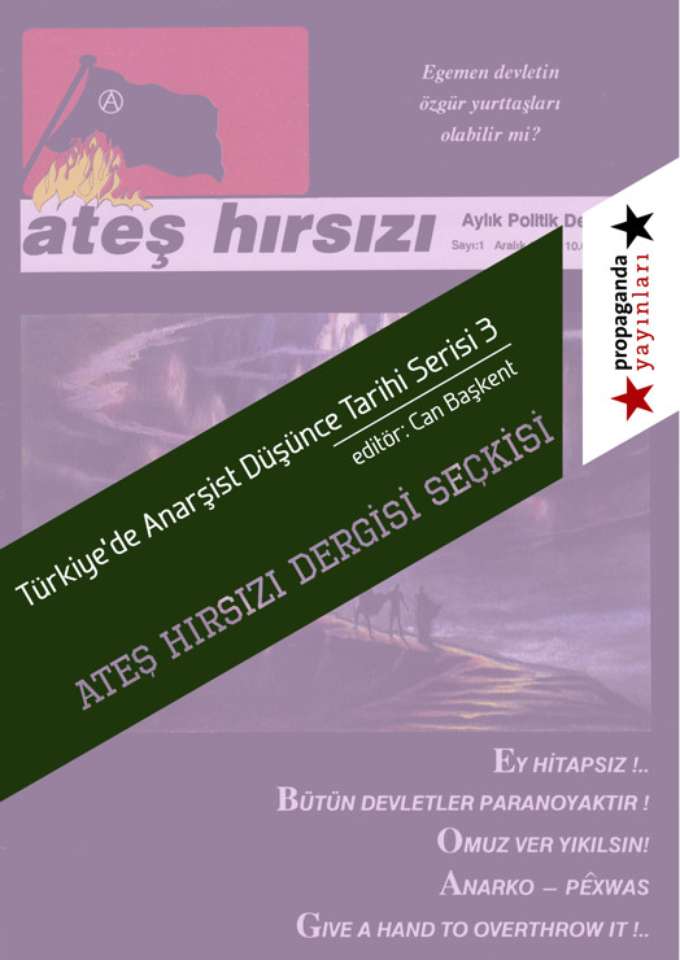 Ateş Hırsızı Dergisi Seçkisi kapağı