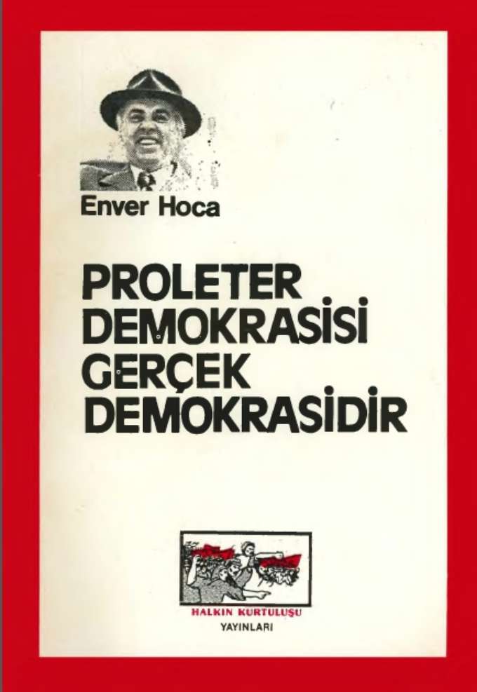 Proleter Demokrasi Gerçek Demokrasidir kapağı
