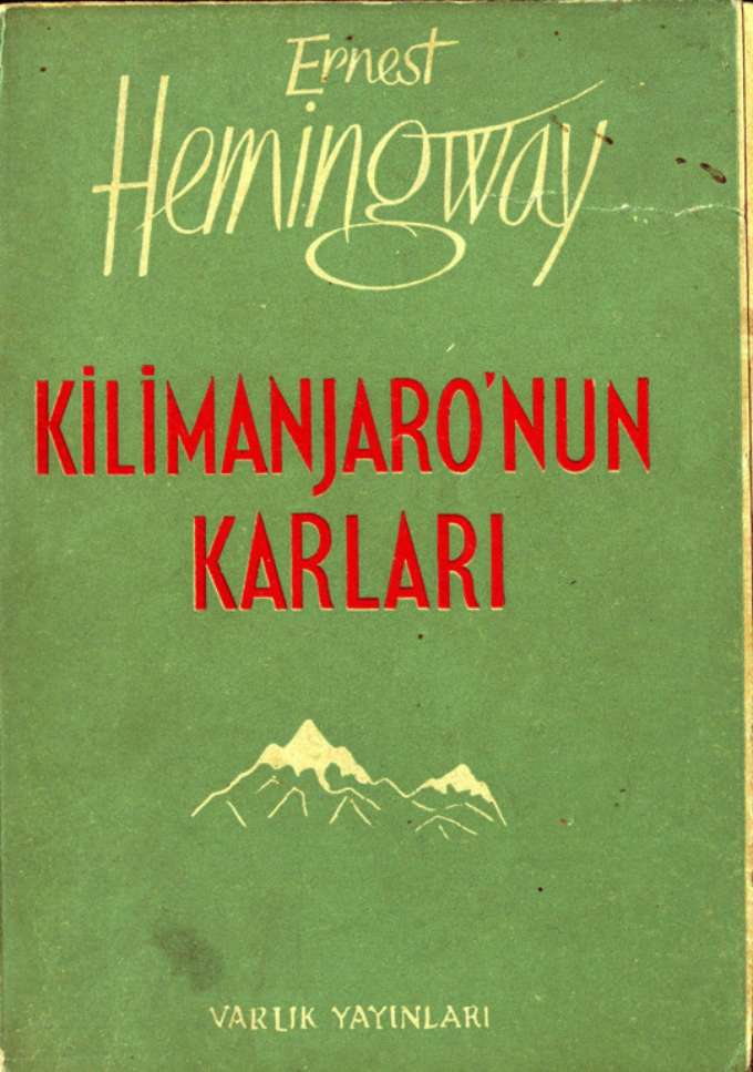 Kilimanjaro'nun Karları kapağı