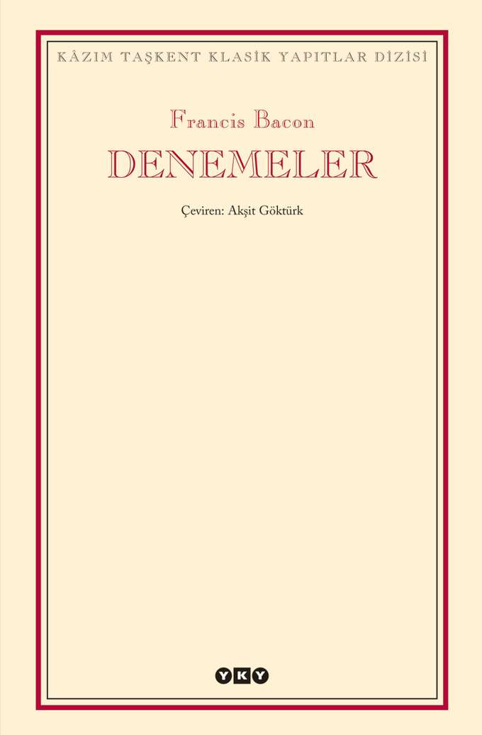 Denemeler kapağı