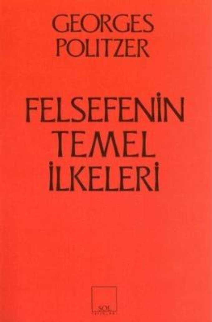 Felsefenin Temel İlkeleri kapağı