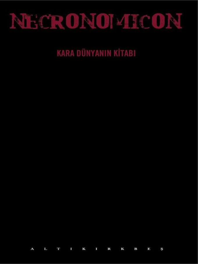 Necronomicon - Kara Dünyanın Kitabı kapağı