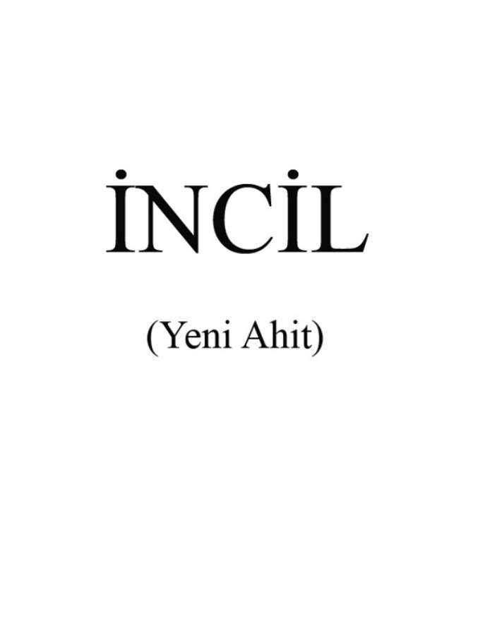 İncil kapağı