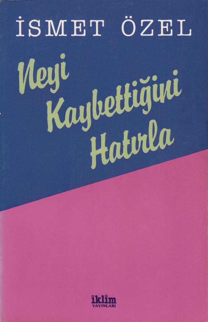 Neyi Kaybettiğini Hatırla kapağı