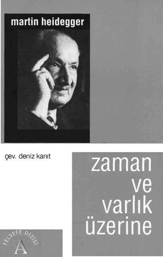 Zaman ve varlık üzerine kapağı