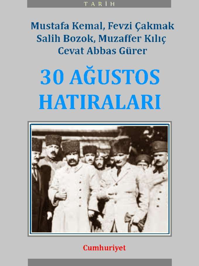 30 Ağustos Hatıraları kapağı