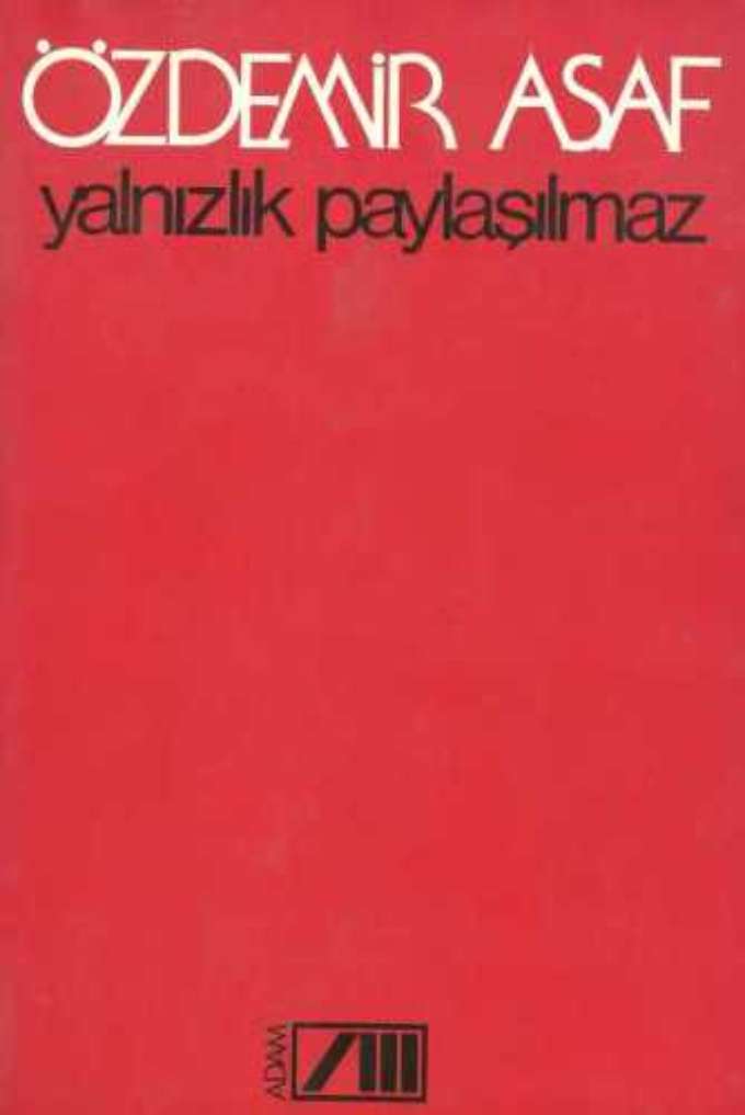 Yalnızlık paylaşılmaz kapağı