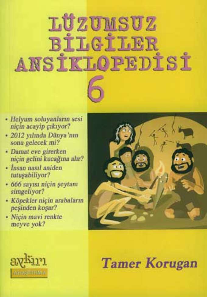 Lüzumsuz Bilgiler Ansiklopedisi 6 kapağı