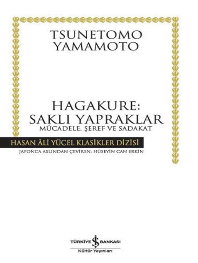 Hagakure Saklı Yapraklar Mücadele, Şeref ve Sadakat kapağı