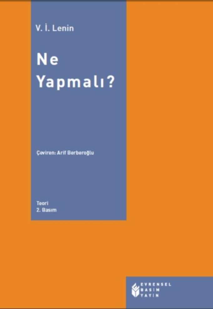 Ne Yapmalı? kapağı