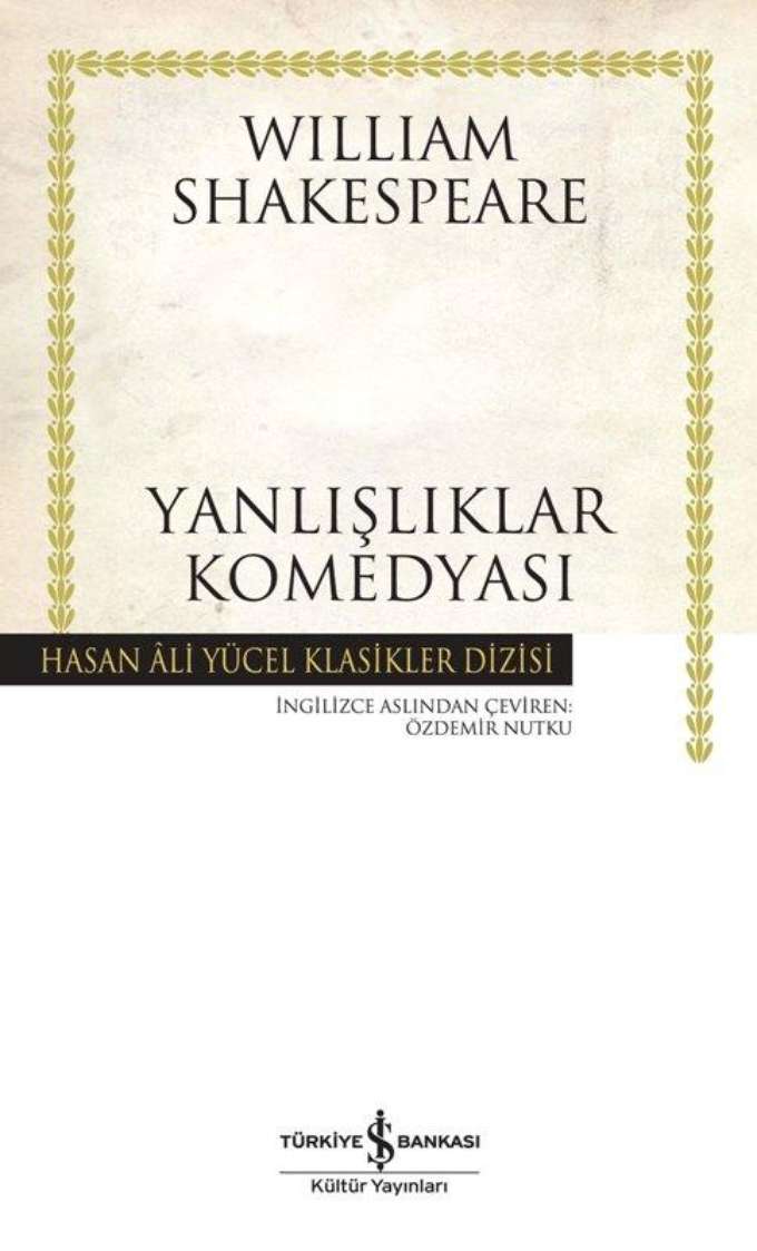 Yanlışlıklar Komedyası kapağı