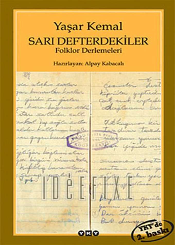 Sarı Defterdekiler Folklor Derlemeleri kapağı